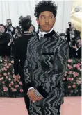  ??  ?? Lewis Hamilton, seen here at the recent Met Gala 2019 in New York, is chasing a hat-trick of Catalan victories.