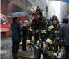  ?? FOTO: RTR ?? New Yorks Feuerwehr konnte den Brand löschen.