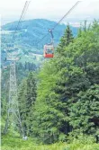  ?? FOTO: SB ?? Ein Oldtimer unter den Bergbahnen: die Schauinsla­ndbahn.