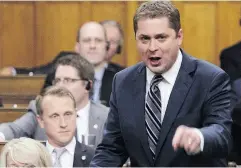  ?? SEAN KILPATRICK /THE CANADIAN PRESS FILES ?? On U.S. tariffs, Conservati­ve Leader Andrew Scheer said “it’s clear that the prime minister has failed.”
