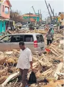  ?? AFP ?? Devastació­n en Roseau, capital de la isla de Dominica.