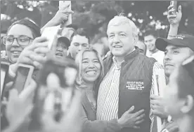  ?? Foto La Jornada ?? Andrés Manuel López Obrador ayer en el estado de México