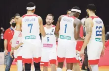  ?? FIBA.COM ?? REGRESO. José Juan Barea (5) jugó con la selección por primera vez en dos años este fin de semana en la última ventana del Americup 2022.