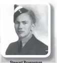  ??  ?? Stewart Bruegeman 1918-2005 WW2 Flying Officer RCAF Lancaster Squadron 150 Hemswell, England