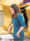  ??  ?? Budget Finance minister Kate Forbes announces the budget last week