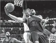  ?? AP/CHARLES KRUPA ?? Cleveland forward LeBron James had 38 points and nine rebounds to help the Cavaliers beat Boston in the opening game of the NBA Eastern Conference finals Wednesday and wrestle away homecourt advantage from the Celtics.