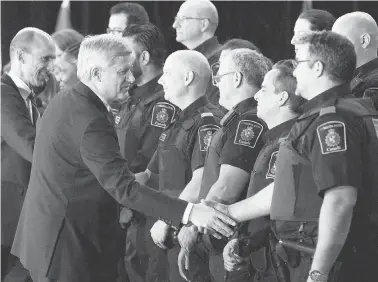  ?? RYAN REMIORZ/Canadian Press ?? Prime Minister Stephen Harper has announced $150 million over five years for the RCMP and another $5.4 millionfor the Canada Border Services Agency, to conduct terrorism-related criminal investigat­ions.