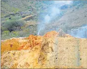  ?? PHOTO ?? A view of Shaldhar geothermal spring in Garhwal Himalayas.