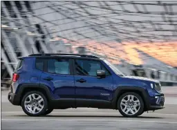  ??  ?? The Renegade is yet to make its mark in the UK, which means you’ll stand out in the crowd