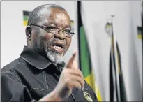  ?? PHOTO: PETER MOGAKI ?? STERN WARNING: ANC secretary-general Gwede Mantashe has warned groups and individual­s who want to raise funds to help President Jacob Zuma pay for the Nkandla upgrades