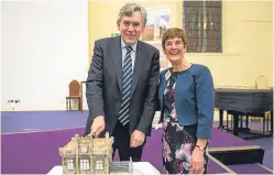  ??  ?? FHBT patron Gordon Brown and trust chairwoman Christine May.