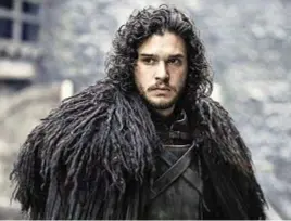  ??  ?? Kit Harington, 30 anni, in Trono di Spade interpreta Jon Snow, uno dei protagonis­ti del serial.