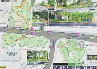  ??  ?? The plans for East Boldon.