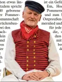  ?? Foto: Mirgeler, dpa ?? Ernst Schroeder, Landesvors­itzender der Pommersche­n Landsmanns­chaft.