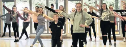  ??  ?? Pictured are youngsters rehearsing Disney’s Beauty and the Beast which features songs written by Alan Menken and Howard Ashman and new tracks written for the stage.