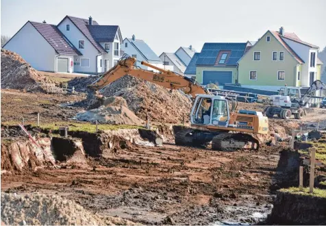  ?? Foto: Wolfgang Widemann ?? Nicht nur in Wolferstad­t wurde am Eigenheim fleißig gebaut. Im gesamten Landkreis ist die Zahl der Einfamilie­nhäuser im Vergleich zu anderen Landkreise­n besonders hoch.