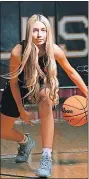  ?? [PHOTO PROVIDED] ?? Lexington senior Amanda Graddy averaged 16.3 points per game this season and will play at Southweste­rn Kansas.