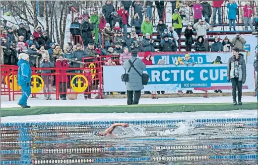  ?? LVG ?? Diego López en la piscina junto al Ártico, en este 2019