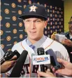  ??  ?? Alex Bregman is drafted by Astros