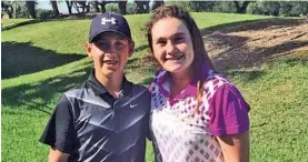  ?? STAFF FILE PHOTO ?? Douglas freshman Brett Taylor and his cousin, Taylor Roberts, a freshman at St. Thomas Aquinas, both helped their teams qualify for this week’s Class 3A state golf tournament.