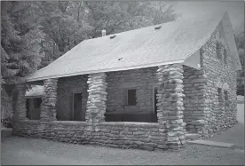  ?? Photo by Charlie Burchfield ?? Built in 1921, this camp is an example of a vintage hunting camp that is situated on leased ground.