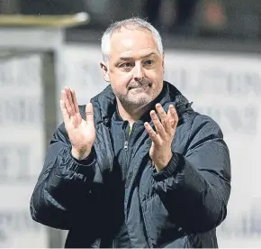  ??  ?? Ray McKinnon backs his side to thrive if they convert more of what they create.