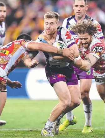  ?? Picture: GETTY ?? Storm star Cameron Munster is set to win the race to replace Johnathan Thurston.