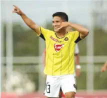  ?? (PFL photo) ?? Ilonggo Jhan Jesus Melliza has one goal and two assists in Kaya Futbol Club-Iloilo’s 3-2 win over Stallion-Laguna FC.