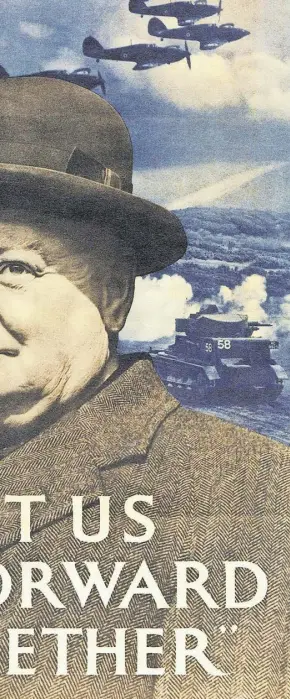  ?? //// Alamy ?? Winston Churchill auf dem Höhepunkt seines Lebens, im Jahr 1940.