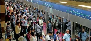  ?? File photo ?? Public Transport Day, which is marked on November 1, is aimed at highlighti­ng the role of Dubai in supporting efforts towards encouragin­g residents to use mass transit means. —