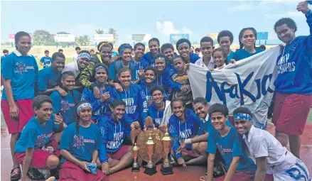  ?? Anasilini Natoga ?? 2019 Adi Cakobau School interhouse champions Kakala at the ANZ Stadium, Suva on February 16,2019. Photo: