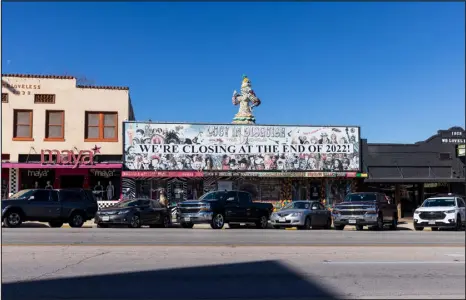  ?? PHOTOS BY ILANA PANICH- LINSMAN — THE NEW YORK TIMES ?? The famed Lucy in Disguise costume shop in Austin, Texas, on Dec. 15. Soaring rents are pushing out the businesses that first took a chance on the neighborho­od.