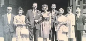  ?? ?? A wedding photograph dating back to 1963, from Nicola’s own collection of family photos and artefacts featured on this page.