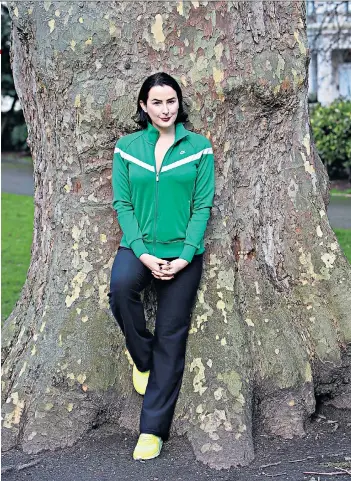  ??  ?? Hannah Betts: ‘Invest in a spiritlift­ing bit of kit: I’m rather buoyed by my fluorescen­t trainers’