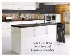  ??  ?? Take a look at our House Beautiful kitchens at Homebase