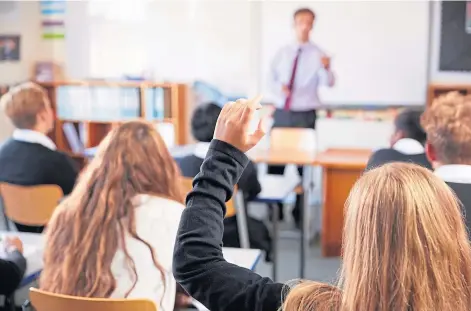  ?? ?? STRESS: A new survey suggests teachers in Aberdeen are considerin­g leaving the profession due to abuse.