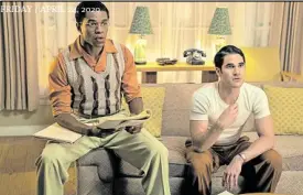  ?? —NETFLIX ?? Darren Criss (right) and Jeremy Pope in “Hollywood”