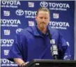  ?? MICHAEL AINSWORTH — THE ASSOCIATED PRESS FILE ?? It has been a tumultuous week for Giants head coach Ben McAdoo.