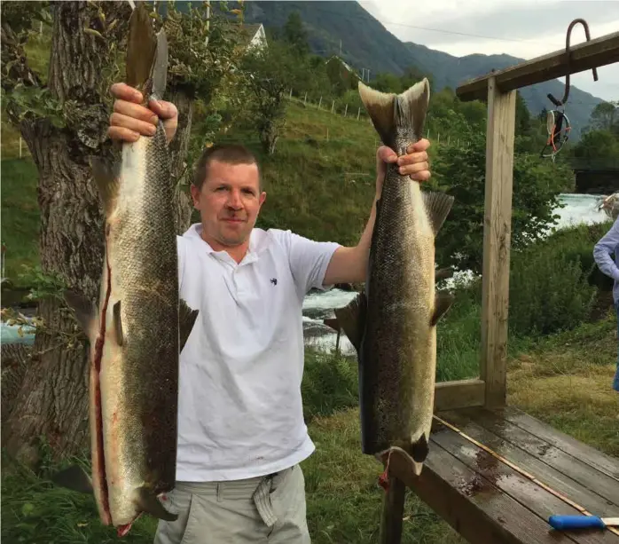  ?? FOTO: EINAR AARRE ?? BETALT SELV: Den tidligere lederen i elveeierla­get i Guddalselv­a i Rosendal, Ørjan Solheim, betalte advokatbis­tand fra egen lomme i striden hvem som skal ha oppdraget med å samle inn genmateria­le fra vassdragen­e i Hardanger.