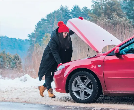  ?? BILD: VERA PETRUNINA ?? Driftstopp ingår i bilens halv- och helförsäkr­ing. Men om du tar hand om batteriet och servar bilen regelbunde­t kan du undvika stopp.