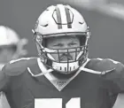  ?? JOHN CORDES/AP ?? New Orleans Saints tackle Ryan Ramczyk is a Stevens Point native and former Wisconsin Badger.
