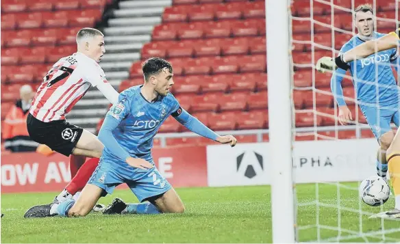  ?? ?? Sunderland youngster Will Harris in action.