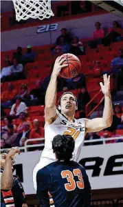  ?? [OKLAHOMAN ARCHIVES] ?? Codey McElroy walked on to the Oklahoma State men’s basketball team for the 2015-16 season.