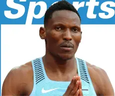  ?? ?? ATHLETICS LEGEND: Isaac Makwala is expected to be honored by the University of Botswana