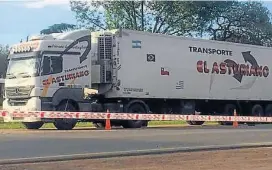  ?? (LA VOZ / ARCHIVO) ?? En el camión. Racca fue asesinado cuando descansaba.