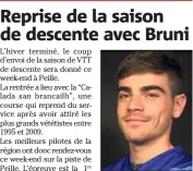  ?? (Photo F. Bouton) ?? Avant d’attaquer sa saison en Coupe du monde, Loïc Bruni sera de l’épreuve azuréenne.