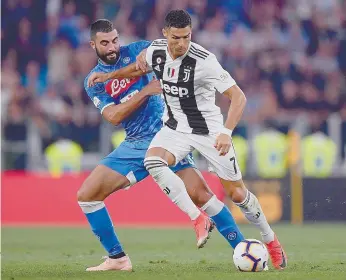  ??  ?? A chegada de Ronaldo aumentou o interesse na Juventus e no futebol italiano