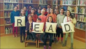  ?? SUBMITTED PHOTO ?? Sponsored by the Berks County School Librarians’ Associatio­ns, students compete in Reading Olympics which is very similar to a quiz bowl competitio­n, in that students read from a librarian pre-selected list of 45 titles. There will be 37 teams from 11...