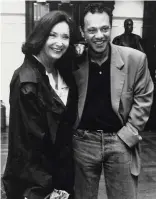  ??  ?? Lluís Pasqual junto a Núria Espert, en 1993 en el palacio de la Magdalena de Santander, con motivo de un homenaje a García Lorca.