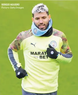  ?? Picture: Getty Images ?? SERGIO AGUERO